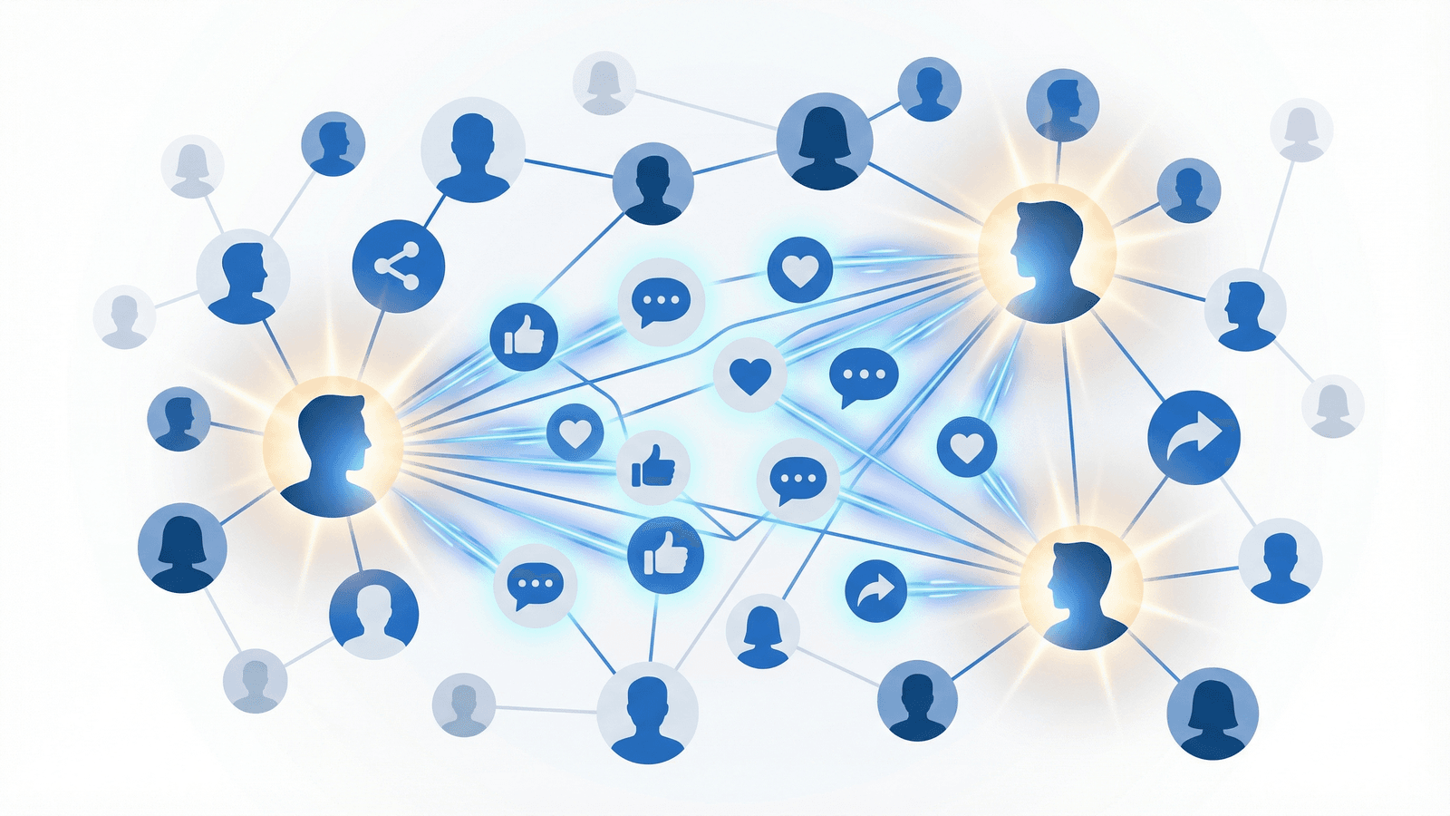 Sales professional analyzing engagement signals on LinkedIn for warm outreach